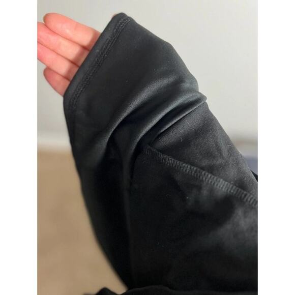 Lulus Black Sleeveless Deep V Mini Dress Elegant Cocktail Party Size M Women’s - Picture 6 of 8